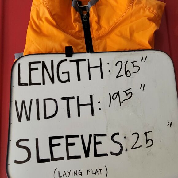 AETHER ORANGE LIGHTWEIGHT CYCLING RIDING FULL ZIP WINDBREAKER JACKET SIZE 0 / XS - Picture 8 of 8